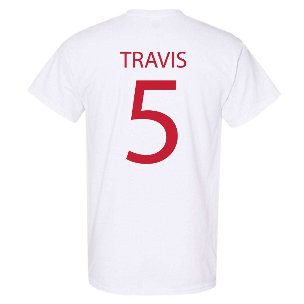 Wisconsin - NCAA Women's Volleyball : Eva Travis - Sports Shersey T-Shirt-1