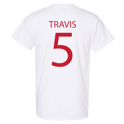 Wisconsin - NCAA Women's Volleyball : Eva Travis - Sports Shersey T-Shirt-1