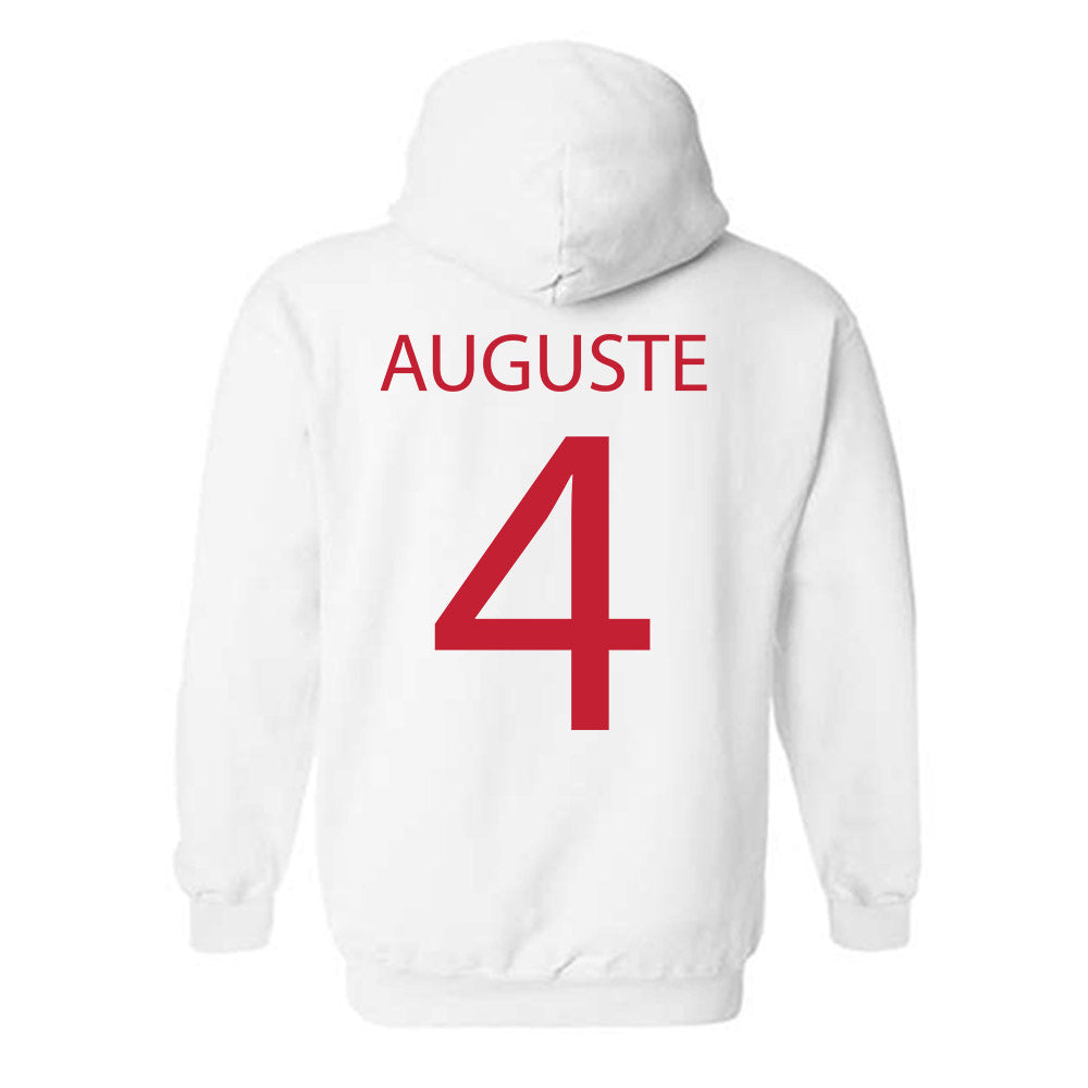 Wisconsin - NCAA Women's Volleyball : Jaela Auguste - Sports Shersey Hooded Sweatshirt-1