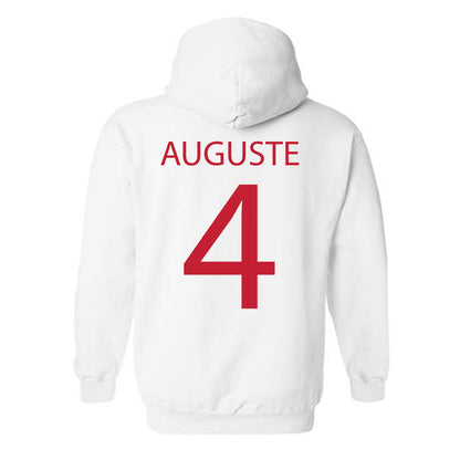Wisconsin - NCAA Women's Volleyball : Jaela Auguste - Sports Shersey Hooded Sweatshirt-1