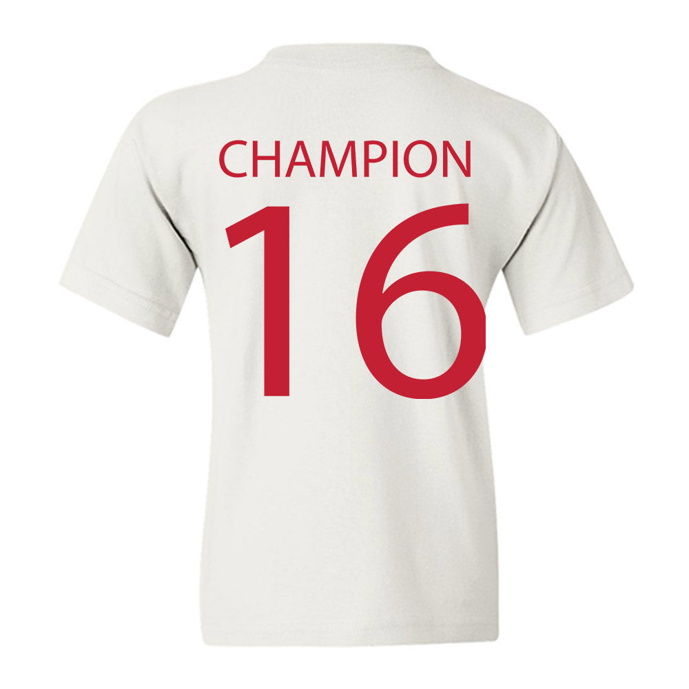 Wisconsin - NCAA Women's Volleyball : Decelise Champion - Sports Shersey Youth T-Shirt-1