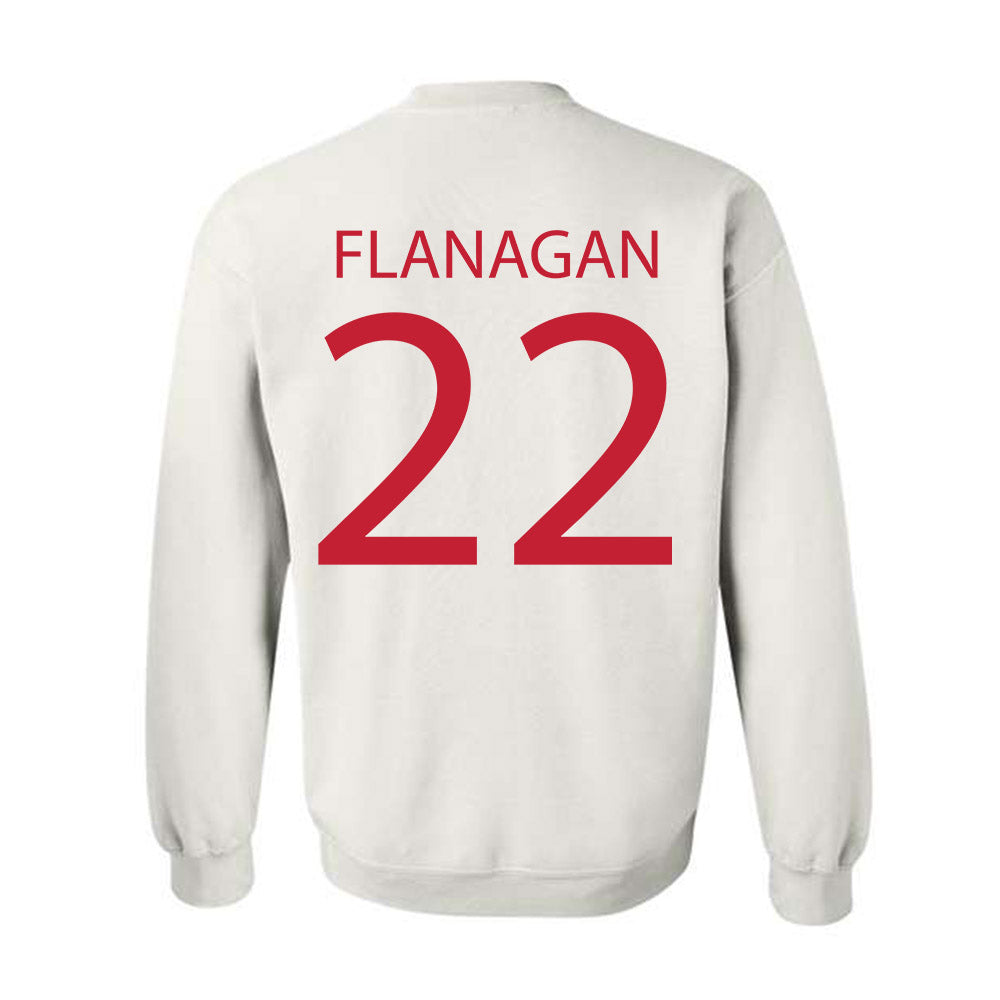 Wisconsin - NCAA Women's Volleyball : Audrey Flanagan - Sports Shersey Crewneck Sweatshirt-1