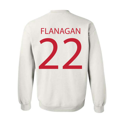 Wisconsin - NCAA Women's Volleyball : Audrey Flanagan - Sports Shersey Crewneck Sweatshirt-1