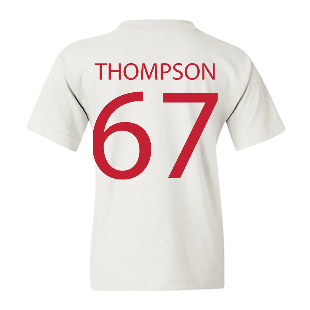 Wisconsin - NCAA Women's Volleyball : Halle Thompson - Sports Shersey Youth T-Shirt-1
