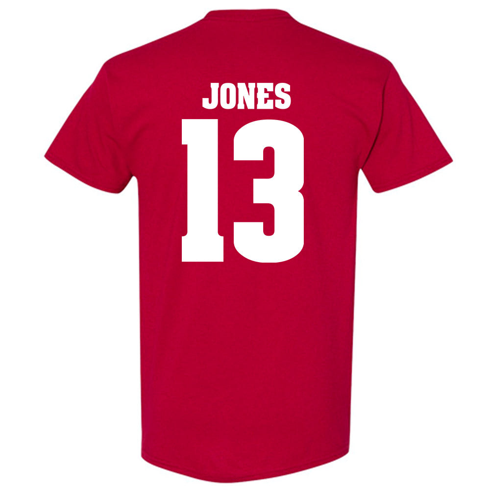 Wisconsin - NCAA Men's Basketball : Hayden Jones - Sports Shersey T-Shirt-1