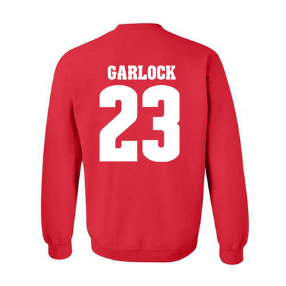 Wisconsin - NCAA Men's Basketball : Will Garlock - Sports Shersey Crewneck Sweatshirt-1