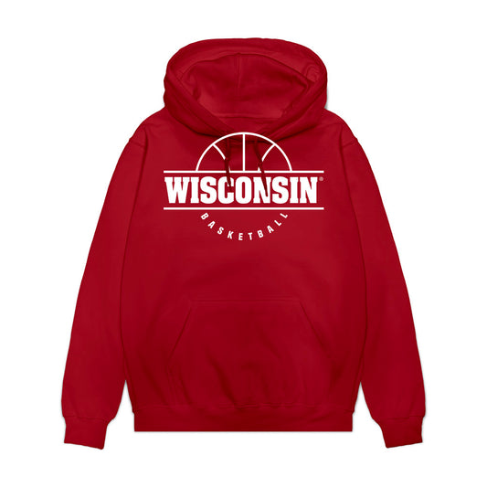 Wisconsin - NCAA Men's Basketball : Braeden Carrington - Sports Shersey Hooded Sweatshirt-0