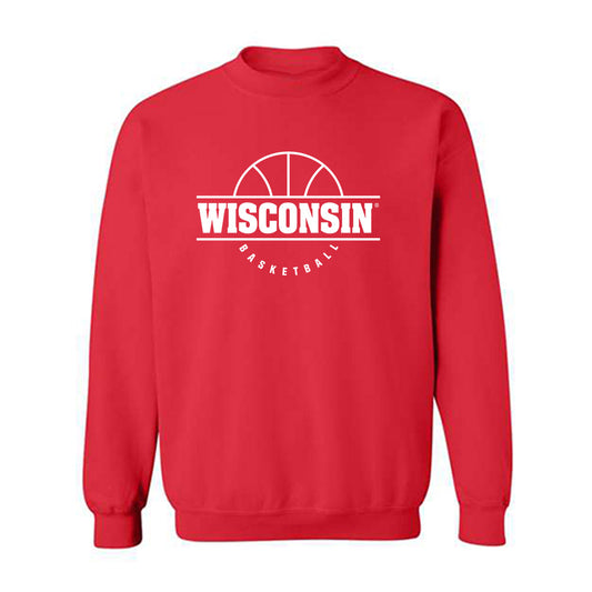 Wisconsin - NCAA Men's Basketball : Eian Elmer - Sports Shersey Crewneck Sweatshirt-0