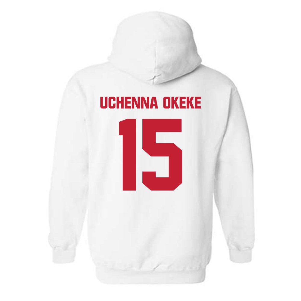 Wisconsin - NCAA Women's Basketball : Gift Uchenna Okeke - Sports Shersey Hooded Sweatshirt-1