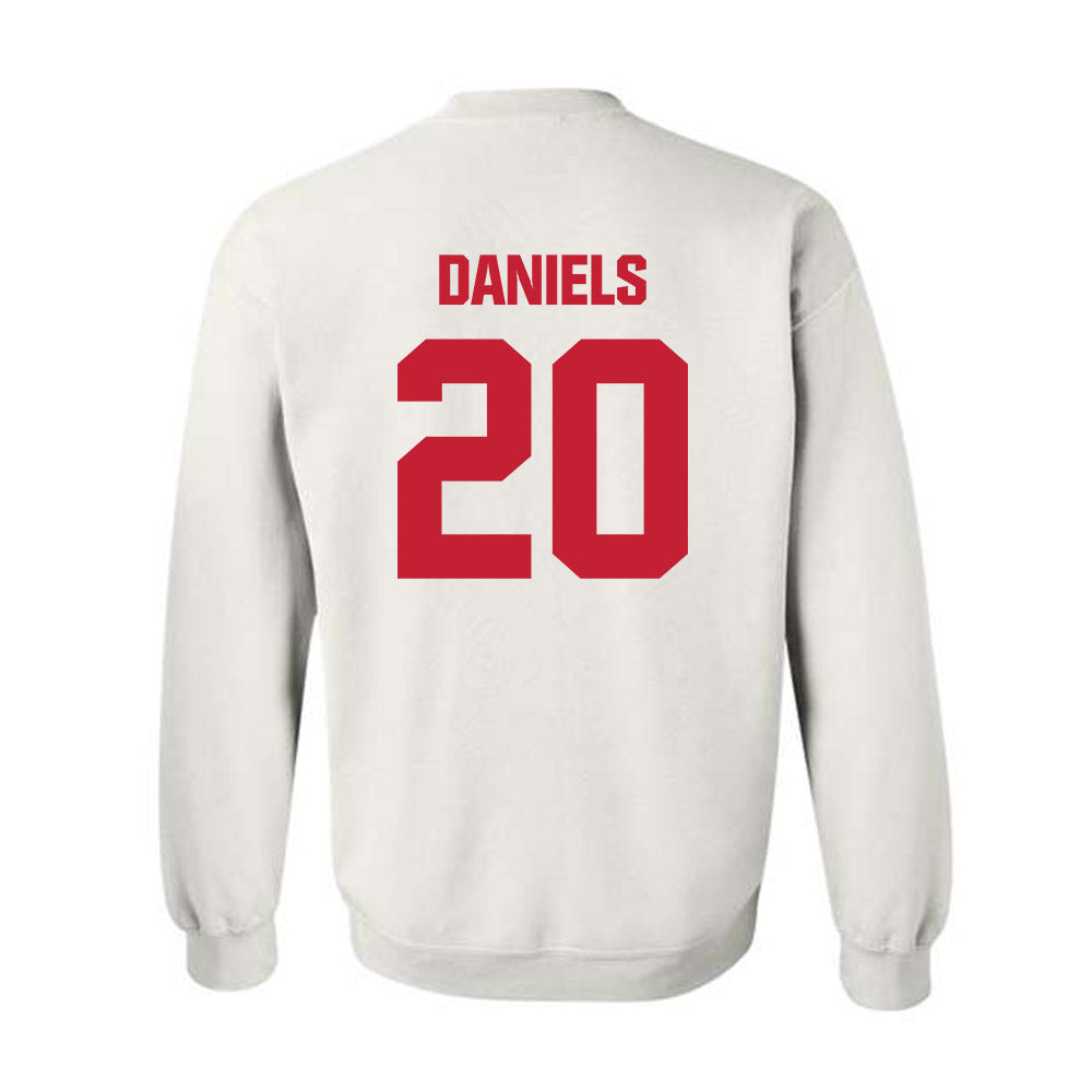 Wisconsin - NCAA Women's Basketball : Kyrah Daniels - Sports Shersey Crewneck Sweatshirt-1