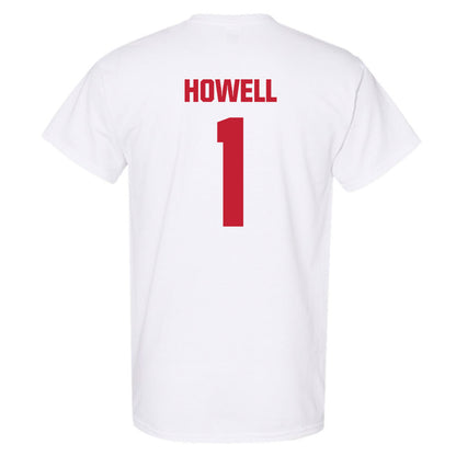 Wisconsin - NCAA Women's Basketball : Destiny Howell - Sports Shersey T-Shirt-1