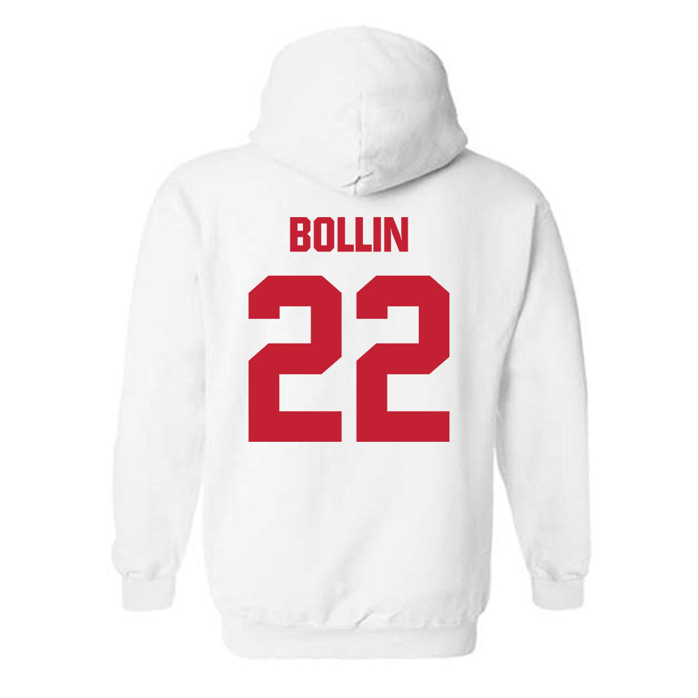 Wisconsin - NCAA Women's Basketball : Shay Bollin - Sports Shersey Hooded Sweatshirt-1