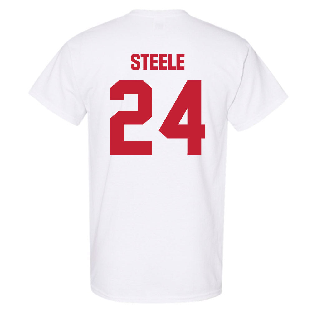 Wisconsin - NCAA Women's Basketball : Laci Steele - Sports Shersey T-Shirt-1