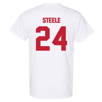 Wisconsin - NCAA Women's Basketball : Laci Steele - Sports Shersey T-Shirt-1
