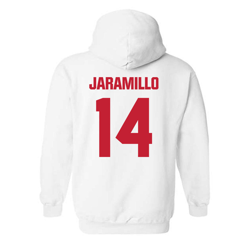 Wisconsin - NCAA Women's Basketball : Reese Jaramillo - Sports Shersey Hooded Sweatshirt-1