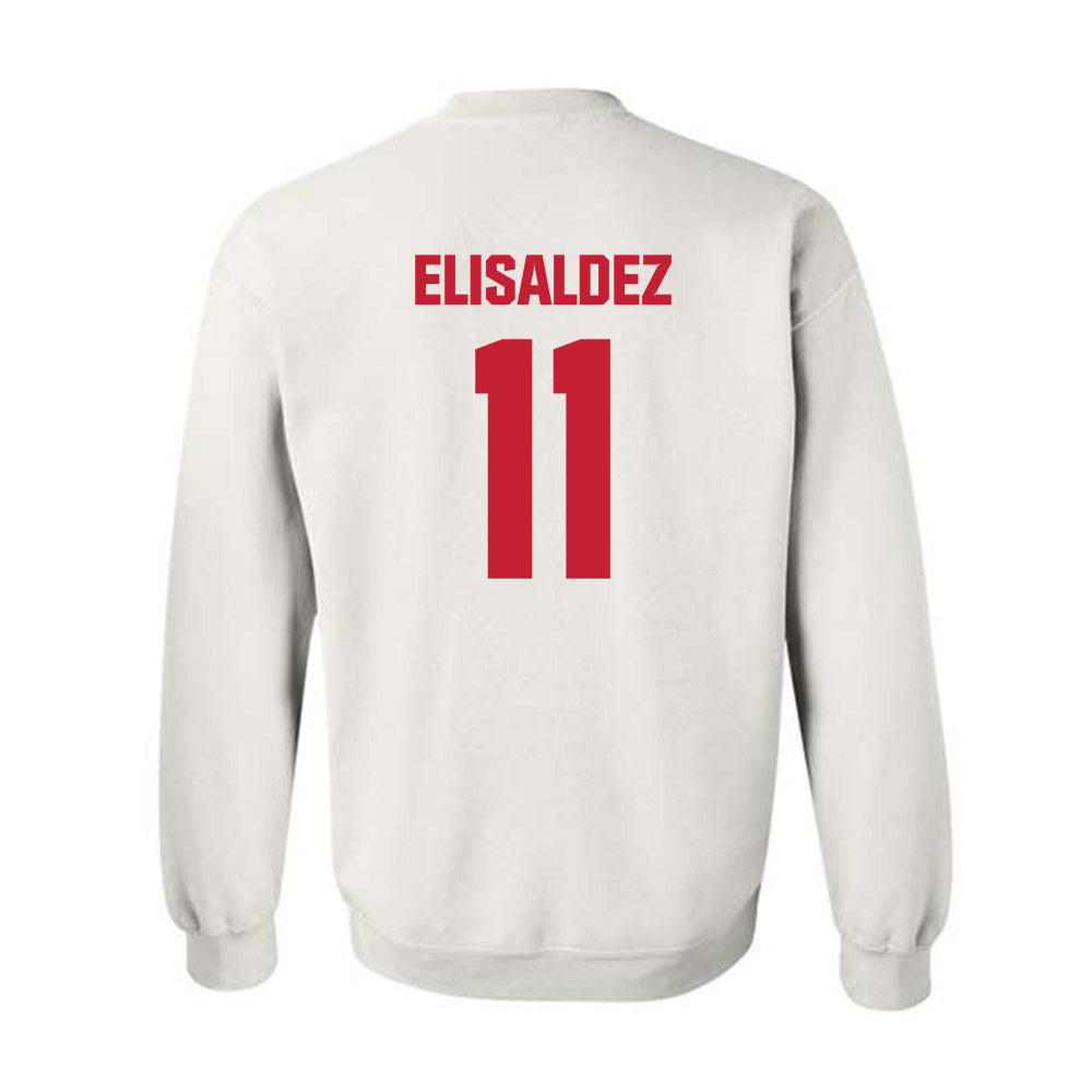 Wisconsin - NCAA Women's Basketball : Caia Elisaldez - Sports Shersey Crewneck Sweatshirt-1