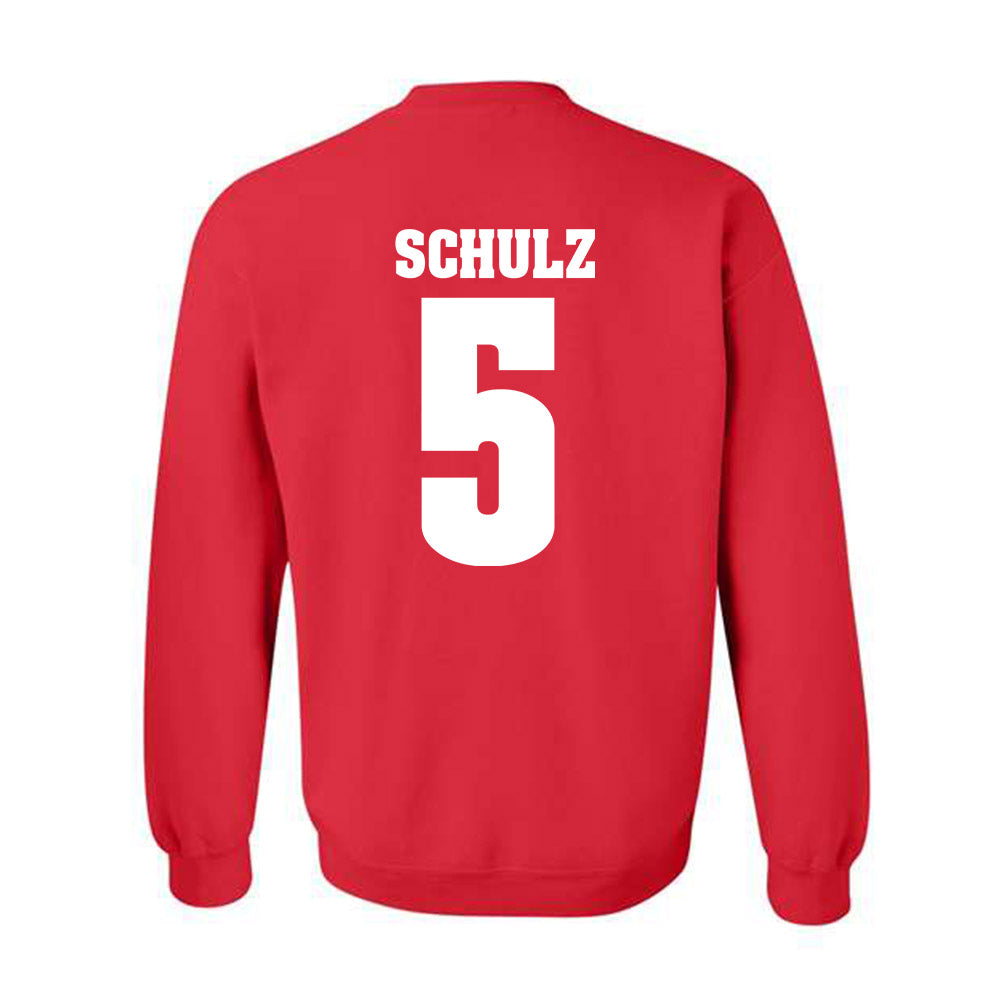 Wisconsin - NCAA Men's Ice Hockey : Zach Schulz - Sports Shersey Crewneck Sweatshirt-1