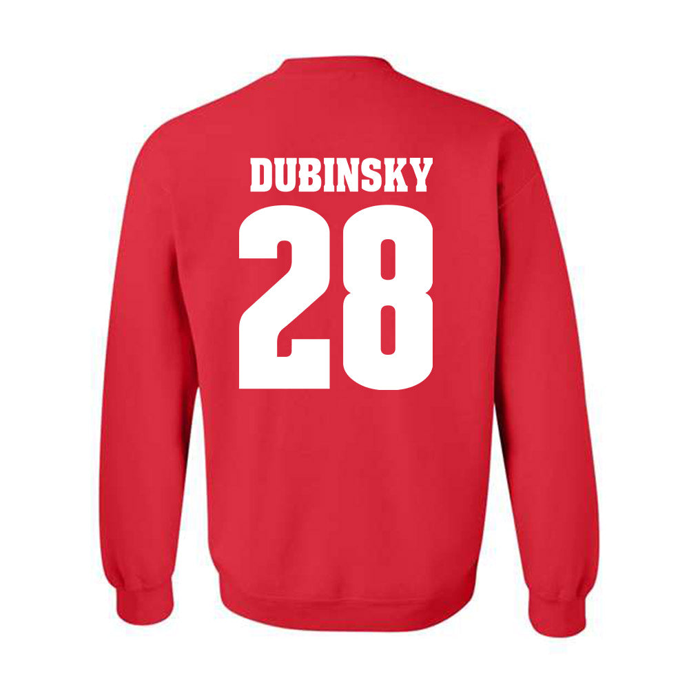 Wisconsin - NCAA Men's Ice Hockey : Aiden Dubinsky - Sports Shersey Crewneck Sweatshirt-1