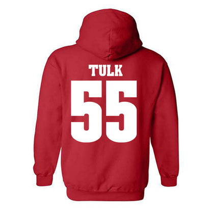 Wisconsin - NCAA Men's Ice Hockey : Oliver Tulk - Sports Shersey Hooded Sweatshirt-1