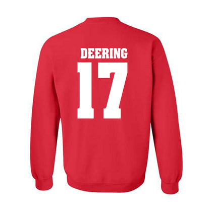 Wisconsin - NCAA Men's Ice Hockey : Grady Deering - Sports Shersey Crewneck Sweatshirt-1