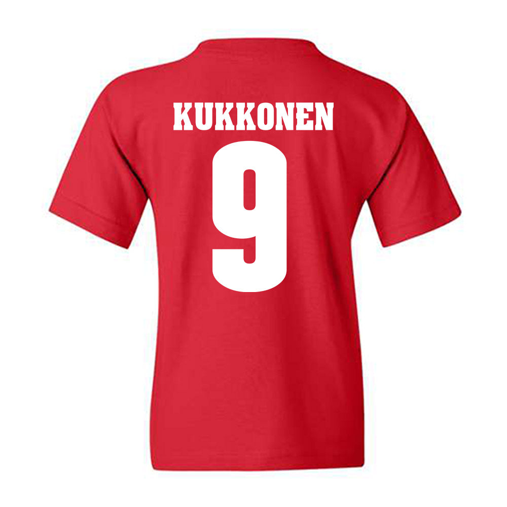 Wisconsin - NCAA Men's Ice Hockey : Kyle Kukkonen - Sports Shersey Youth T-Shirt-1