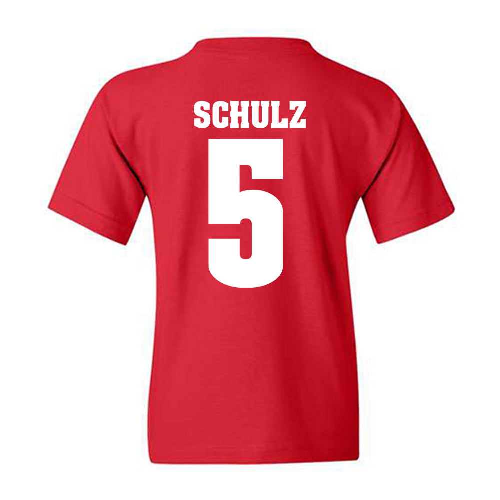 Wisconsin - NCAA Men's Ice Hockey : Zach Schulz - Sports Shersey Youth T-Shirt-1