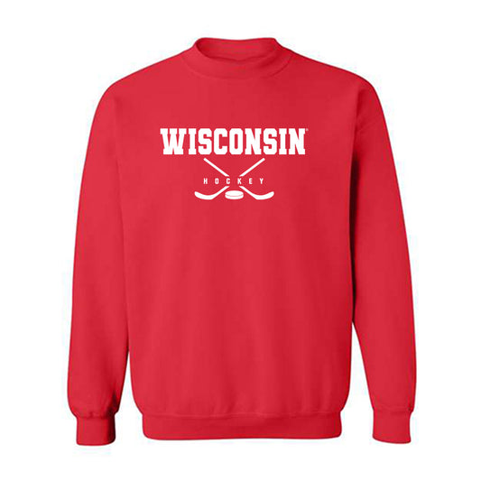 Wisconsin - NCAA Men's Ice Hockey : Ryan Botterill - Sports Shersey Crewneck Sweatshirt-0