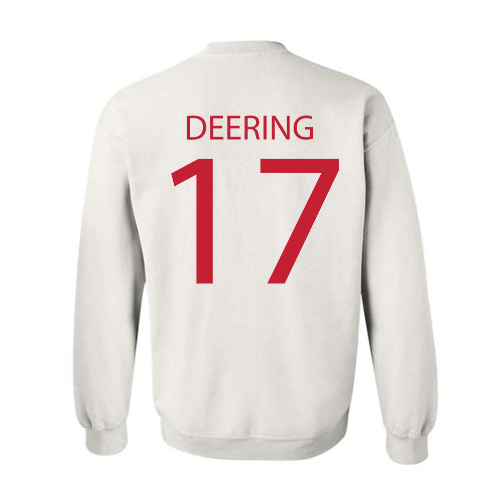 Wisconsin - NCAA Men's Ice Hockey : Grady Deering - Sports Shersey Crewneck Sweatshirt-1