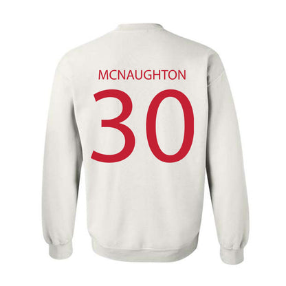Wisconsin - NCAA Women's Ice Hockey : Ava McNaughton - Sports Shersey Crewneck Sweatshirt-1