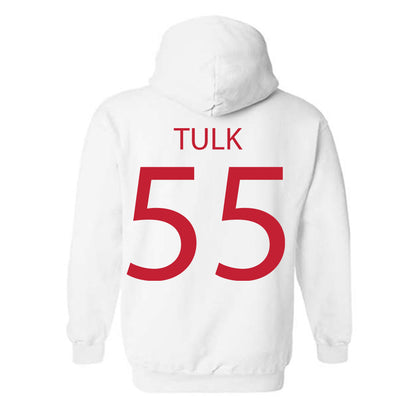 Wisconsin - NCAA Men's Ice Hockey : Oliver Tulk - Sports Shersey Hooded Sweatshirt-1
