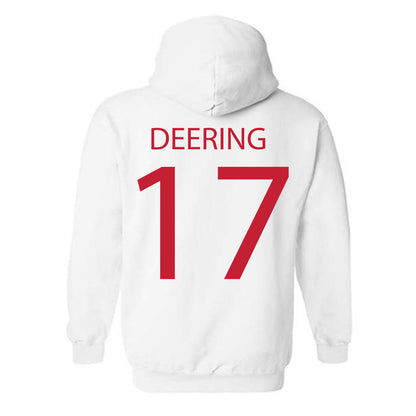 Wisconsin - NCAA Men's Ice Hockey : Grady Deering - Sports Shersey Hooded Sweatshirt-1