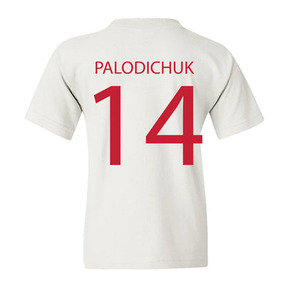 Wisconsin - NCAA Men's Ice Hockey : Joe Palodichuk - Sports Shersey Youth T-Shirt-1