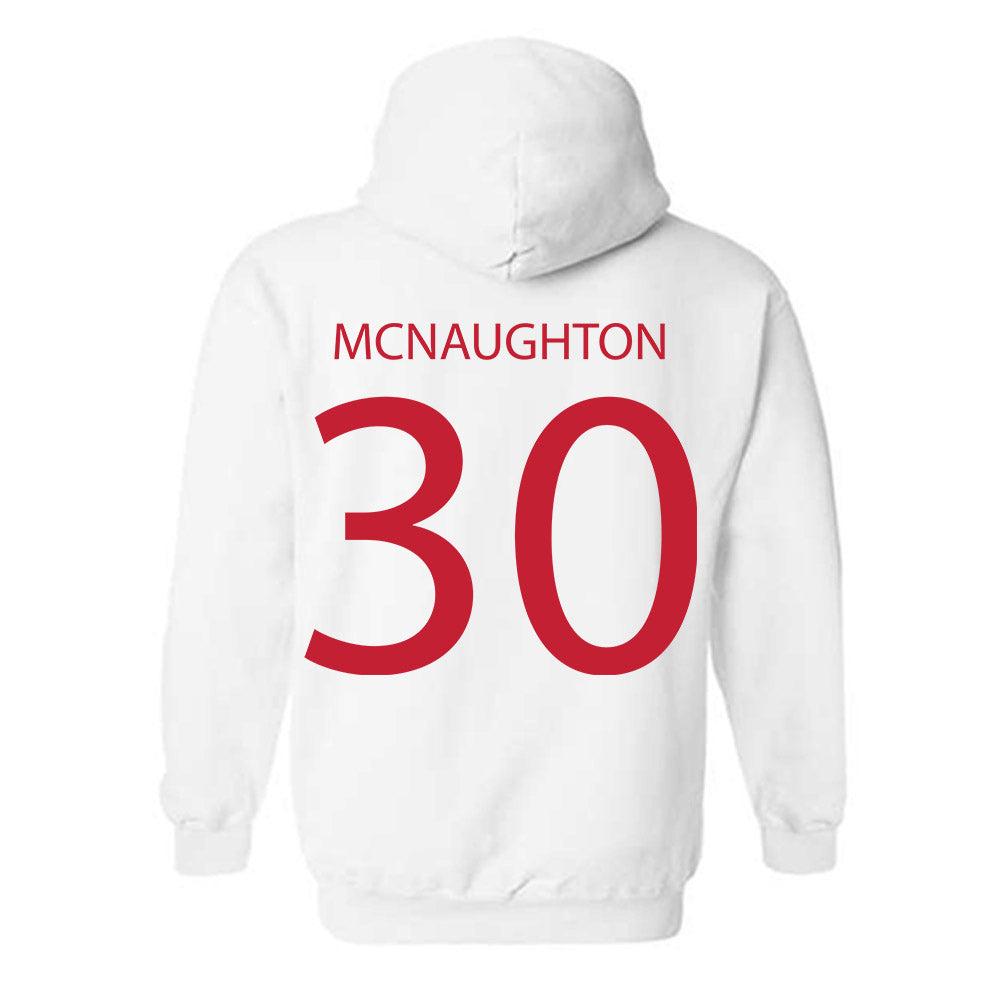 Wisconsin - NCAA Women's Ice Hockey : Ava McNaughton - Sports Shersey Hooded Sweatshirt-1