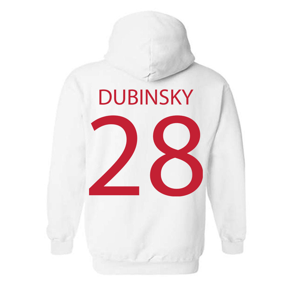 Wisconsin - NCAA Men's Ice Hockey : Aiden Dubinsky - Sports Shersey Hooded Sweatshirt-1