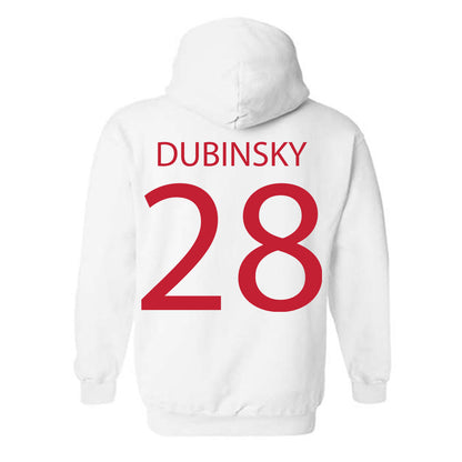 Wisconsin - NCAA Men's Ice Hockey : Aiden Dubinsky - Sports Shersey Hooded Sweatshirt-1