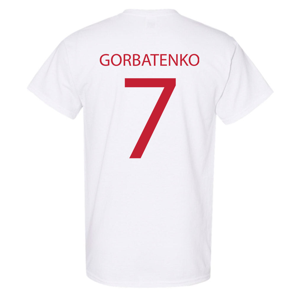 Wisconsin - NCAA Women's Ice Hockey : Kelly Gorbatenko - Sports Shersey T-Shirt-1