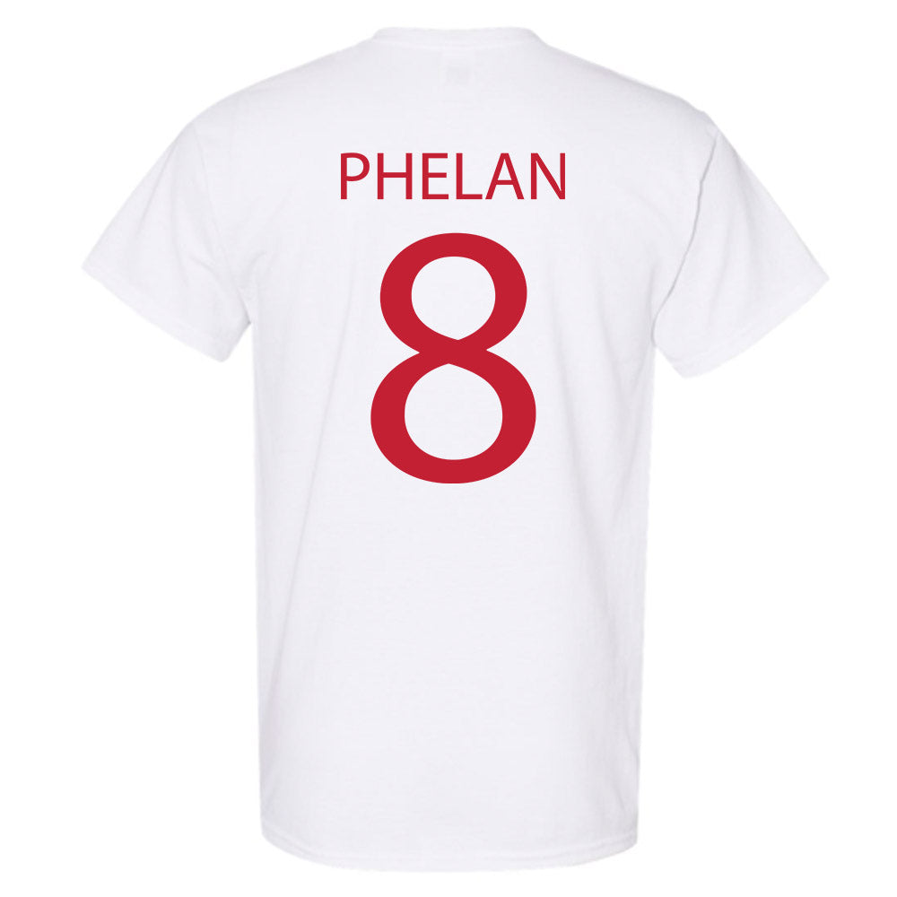 Wisconsin - NCAA Men's Ice Hockey : Jack Phelan - Sports Shersey T-Shirt-1