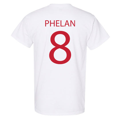 Wisconsin - NCAA Men's Ice Hockey : Jack Phelan - Sports Shersey T-Shirt-1