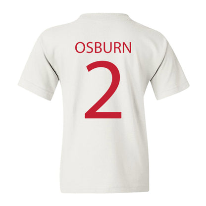 Wisconsin - NCAA Men's Ice Hockey : Luke Osburn - Sports Shersey Youth T-Shirt-1