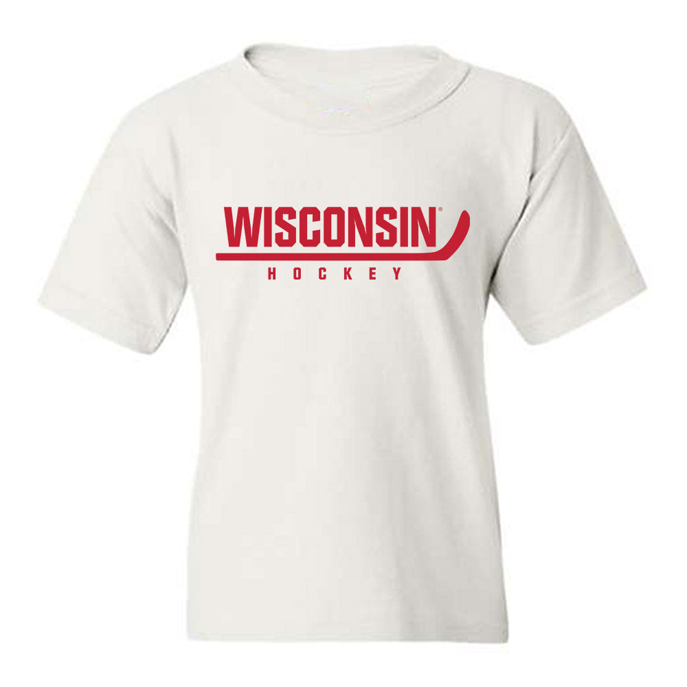 Wisconsin - NCAA Women's Ice Hockey : Laney Potter - Sports Shersey Youth T-Shirt-0