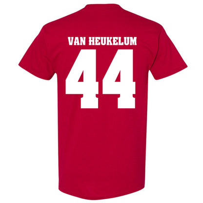 Wisconsin - NCAA Men's Soccer : Luke Van Heukelum - Sports Shersey T-Shirt-1