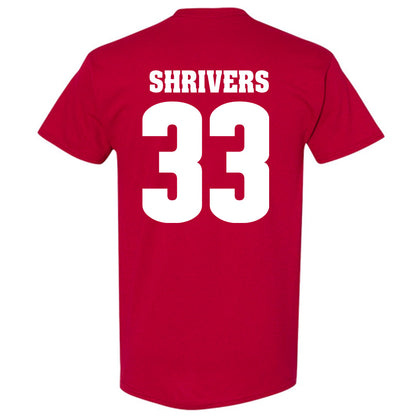 Wisconsin - NCAA Men's Soccer : Luke Shrivers - Sports Shersey T-Shirt-1