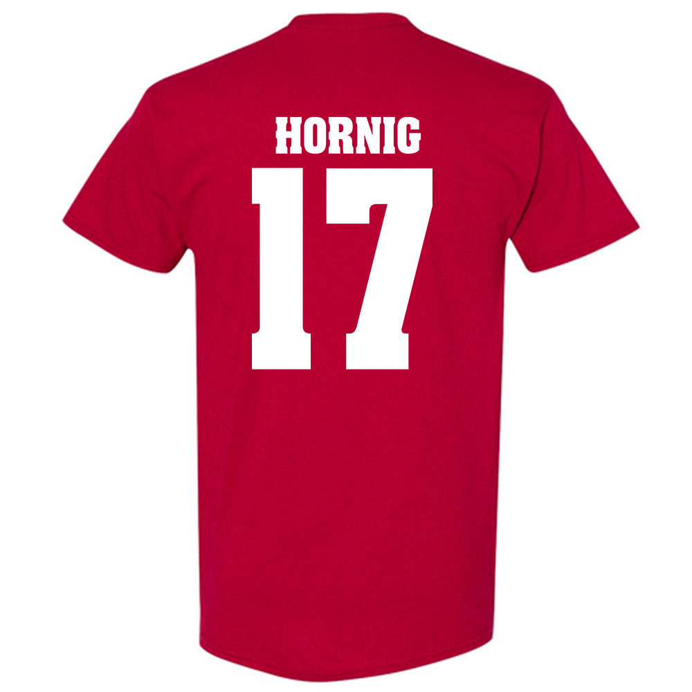 Wisconsin - NCAA Men's Soccer : Owen Hornig - Sports Shersey T-Shirt-1
