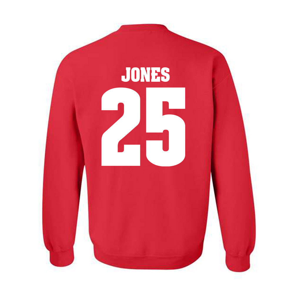 Wisconsin - NCAA Men's Soccer : Ellis Jones - Sports Shersey Crewneck Sweatshirt-1