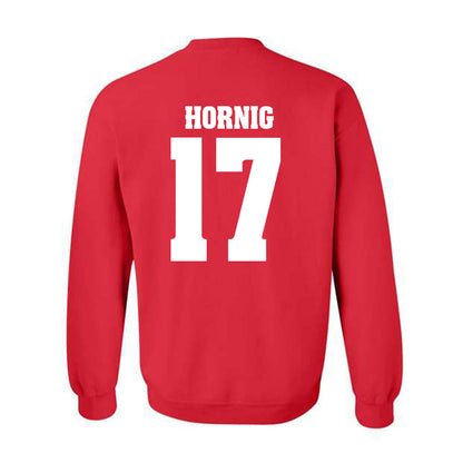 Wisconsin - NCAA Men's Soccer : Owen Hornig - Sports Shersey Crewneck Sweatshirt-1