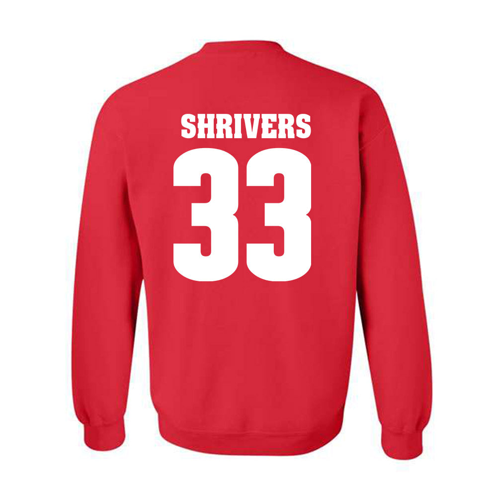 Wisconsin - NCAA Men's Soccer : Luke Shrivers - Sports Shersey Crewneck Sweatshirt-1