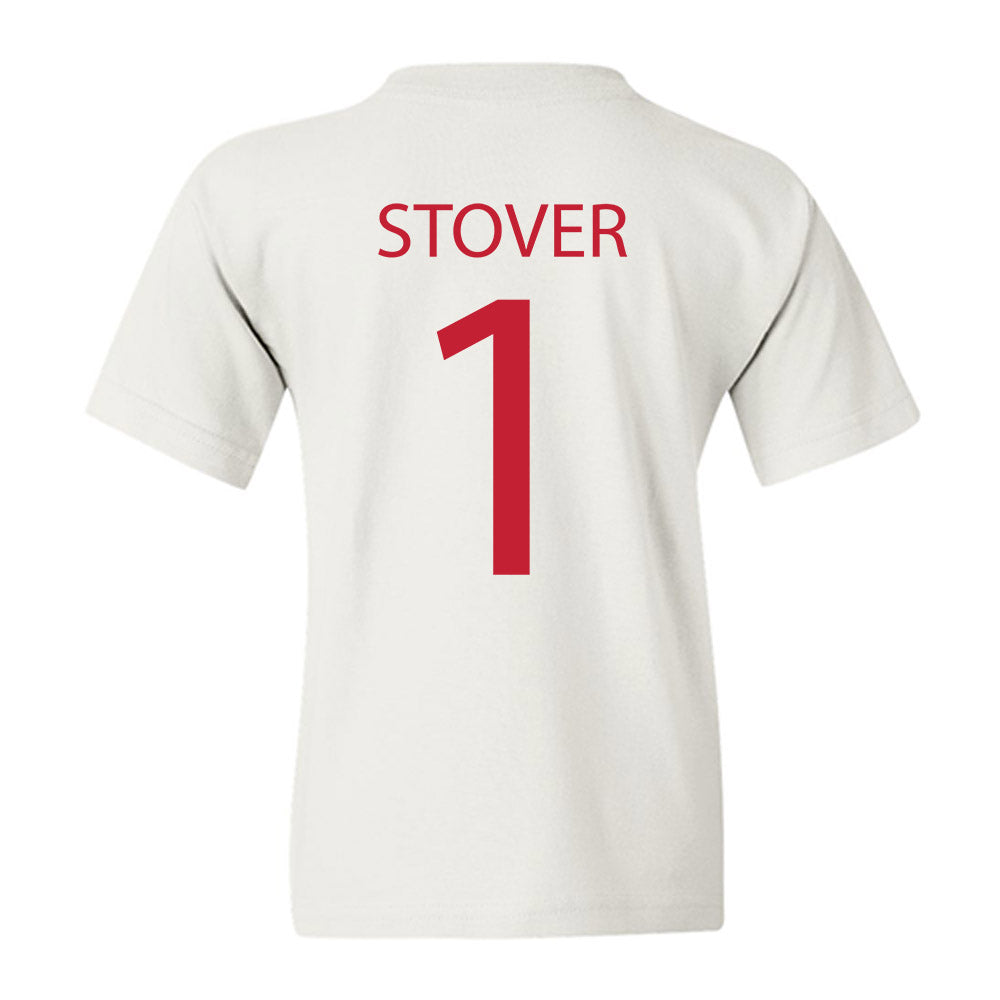 Wisconsin - NCAA Women's Soccer : Drew Stover - Sports Shersey Youth T-Shirt-1