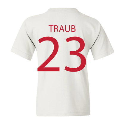 Wisconsin - NCAA Women's Soccer : Izy Traub - Sports Shersey Youth T-Shirt-1