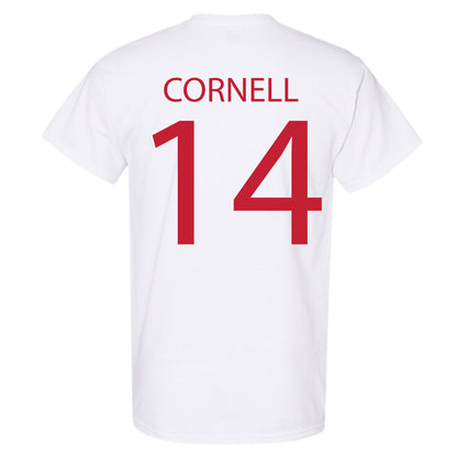 Wisconsin - NCAA Women's Soccer : Megan Cornell - Sports Shersey T-Shirt-1