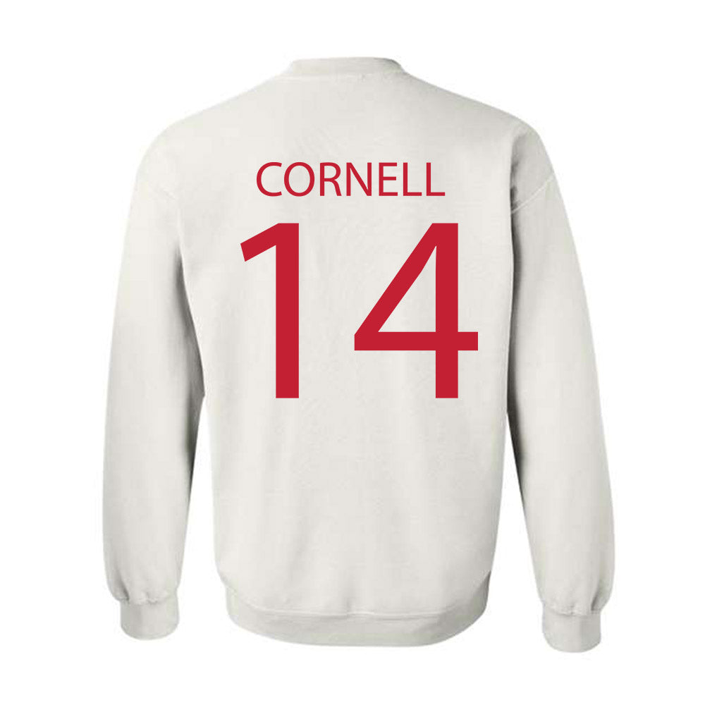 Wisconsin - NCAA Women's Soccer : Megan Cornell - Sports Shersey Crewneck Sweatshirt-1